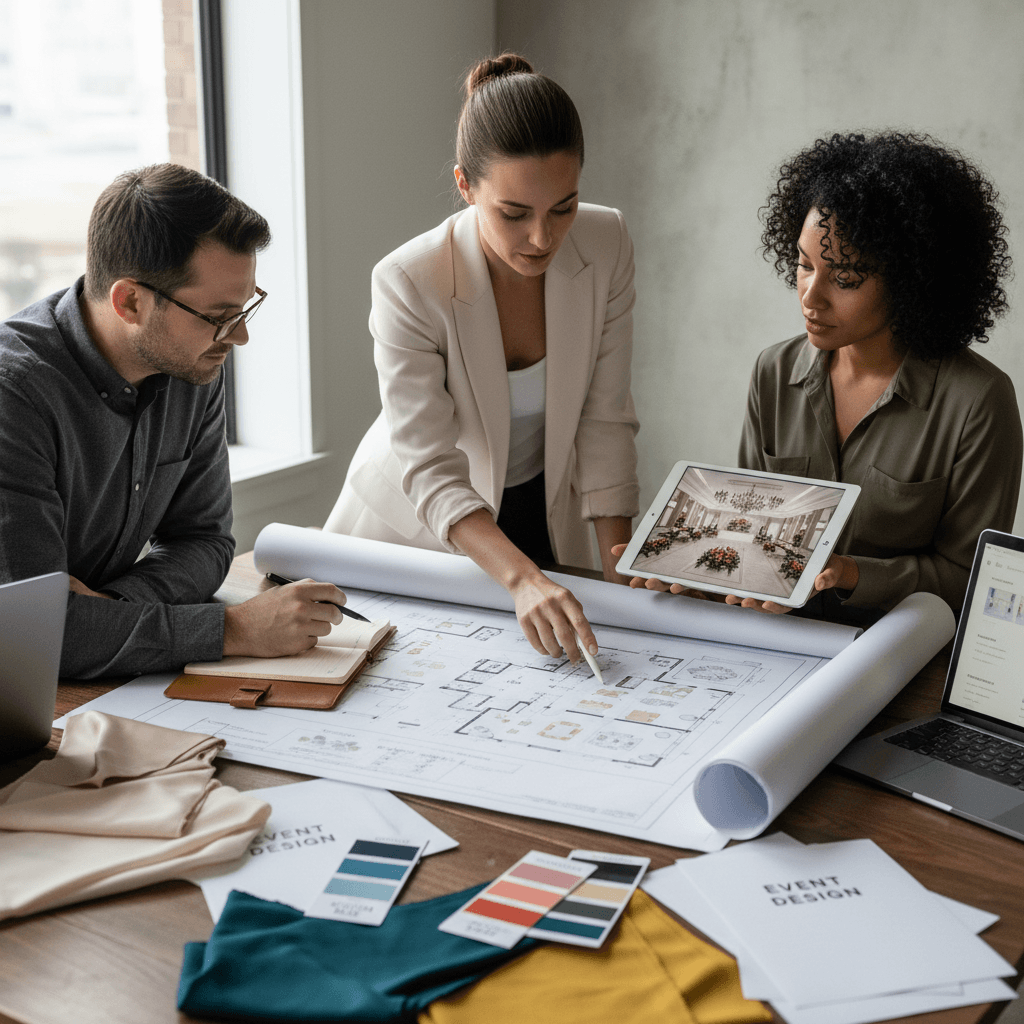 Event planning and design collaboration process