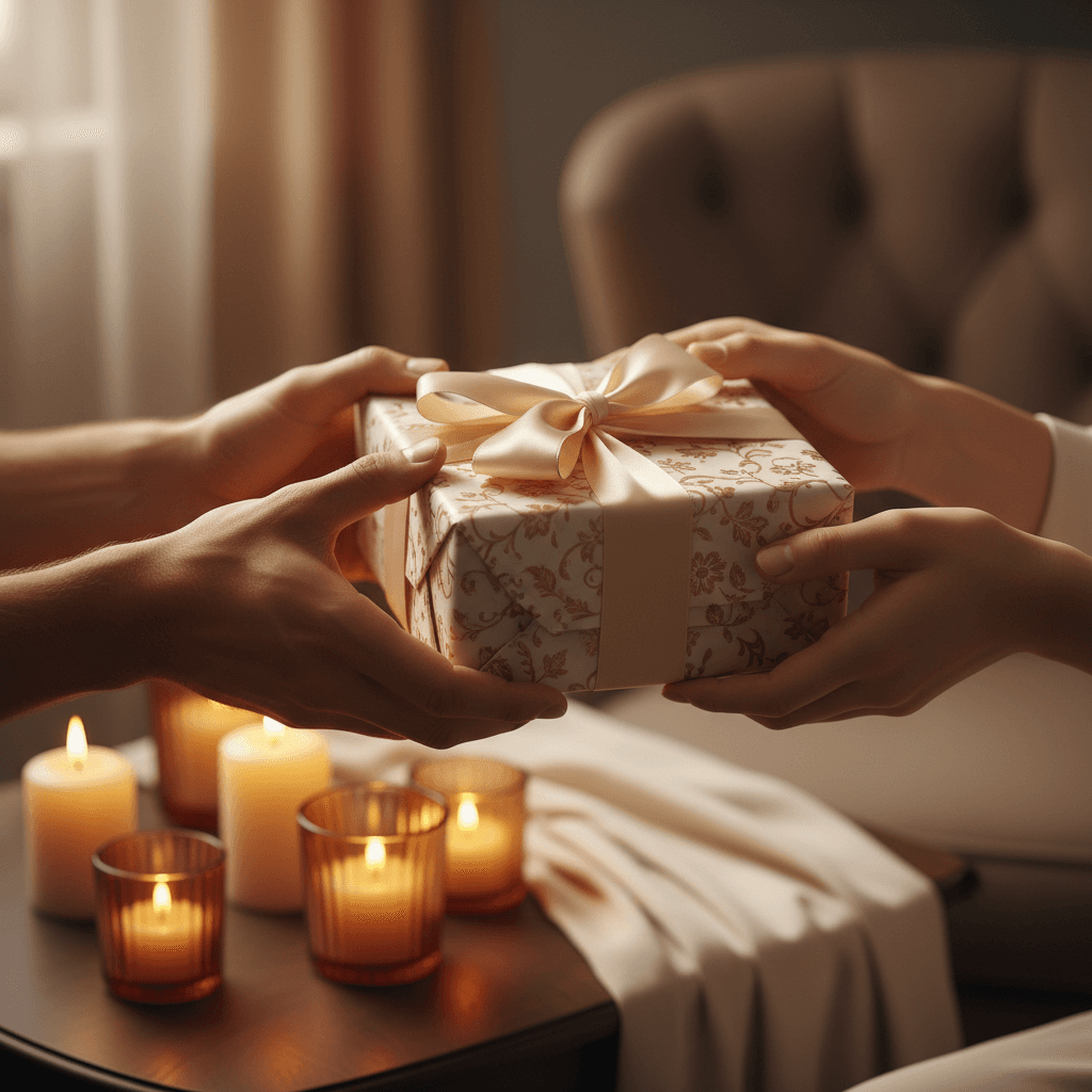 Personalized branded gift with custom presentation